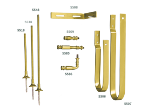 brass holdback extension accessories