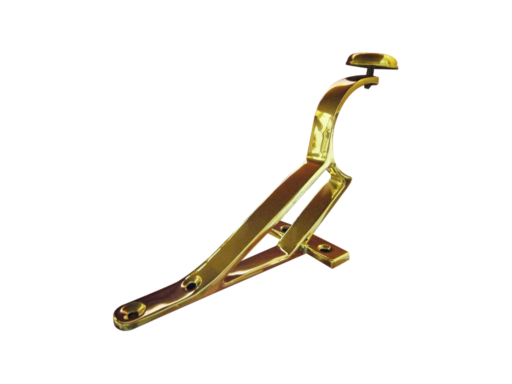 brass curtain pole brackets