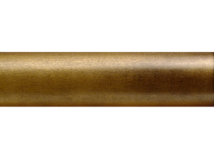 specialist wooden curtain pole finish aged gold leaf