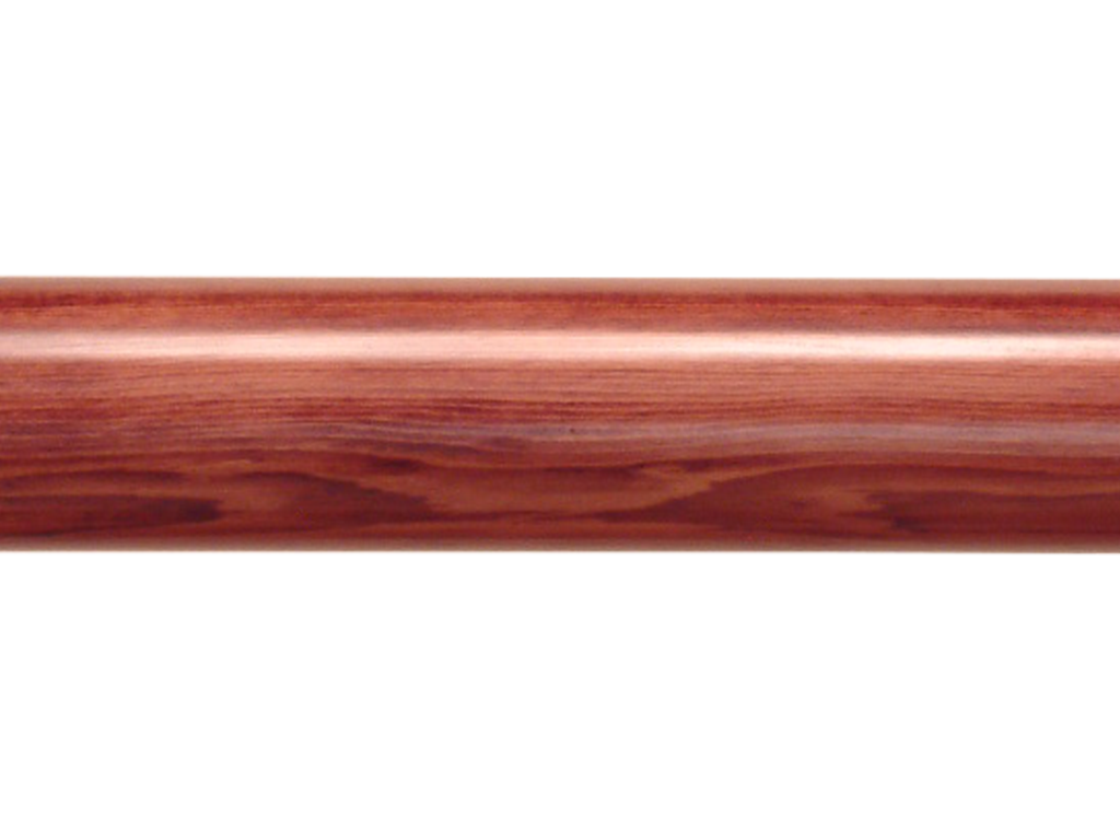 wooden curtain pole finish antique mahogany