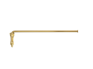 brass drapery arm without eyes