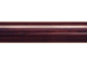 wooden curtain pole finish brown mahogany