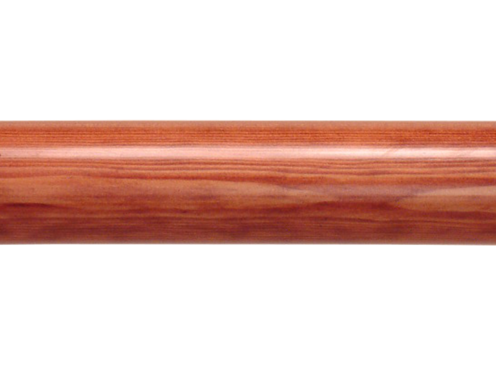 wooden curtain pole finish cherry