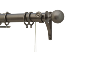 curtain poles - corded railway curtain pole