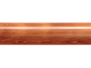 wooden curtain pole finish country oak