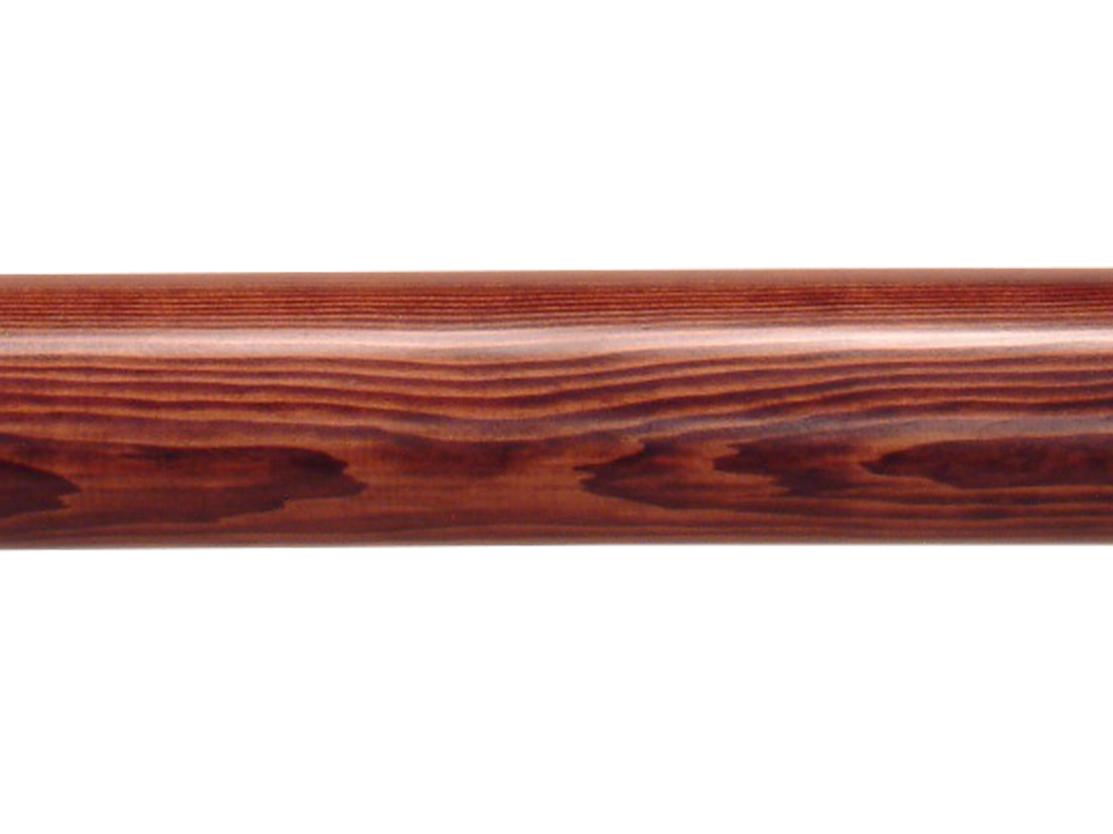 wooden curtain pole finish dark oak