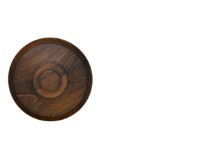 wooden curtain holdback