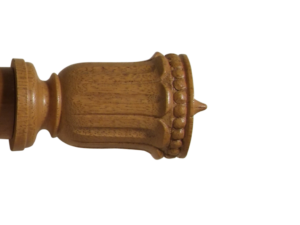 fluted urn curtain pole finial