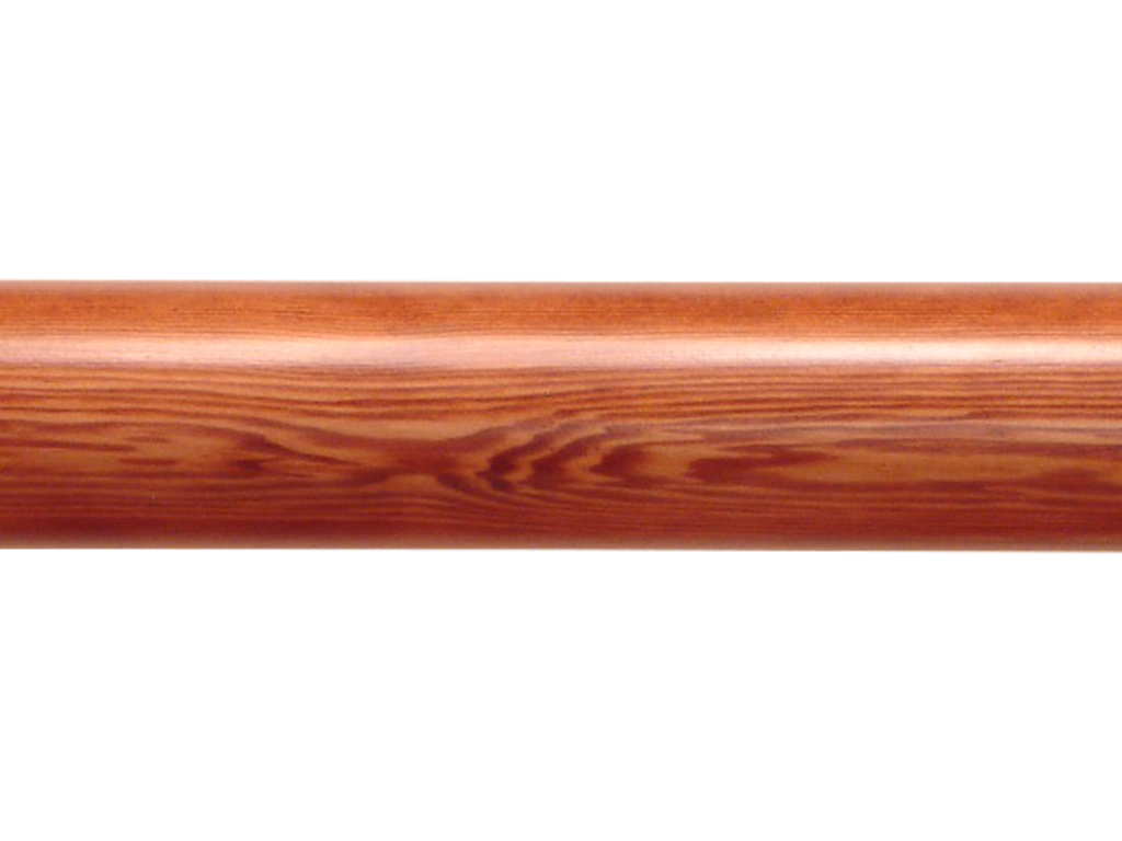 wooden curtain pole finish golden oak