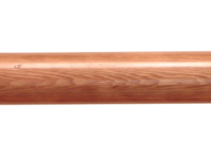 wooden curtain pole finish light oak