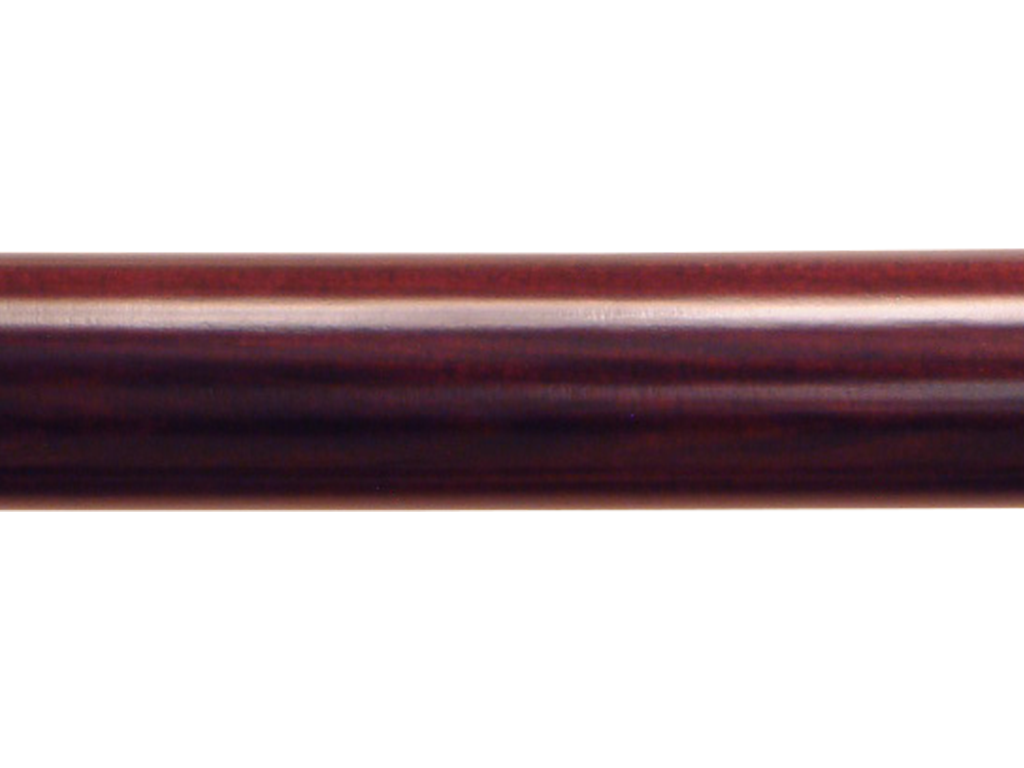 wooden curtain pole finish mahogany