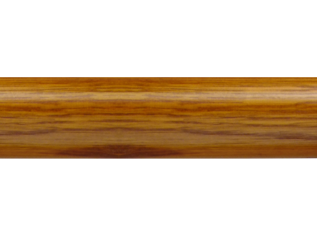 wooden curtain pole finish medium real oak