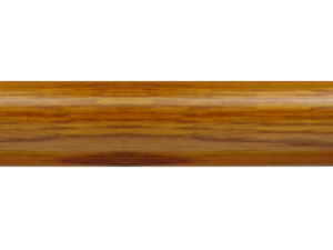 wooden curtain pole finish medium real oak