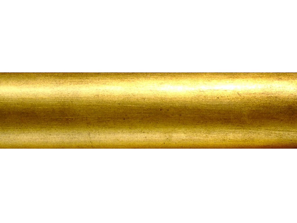 specialist wooden curtain pole finish old gold leaf