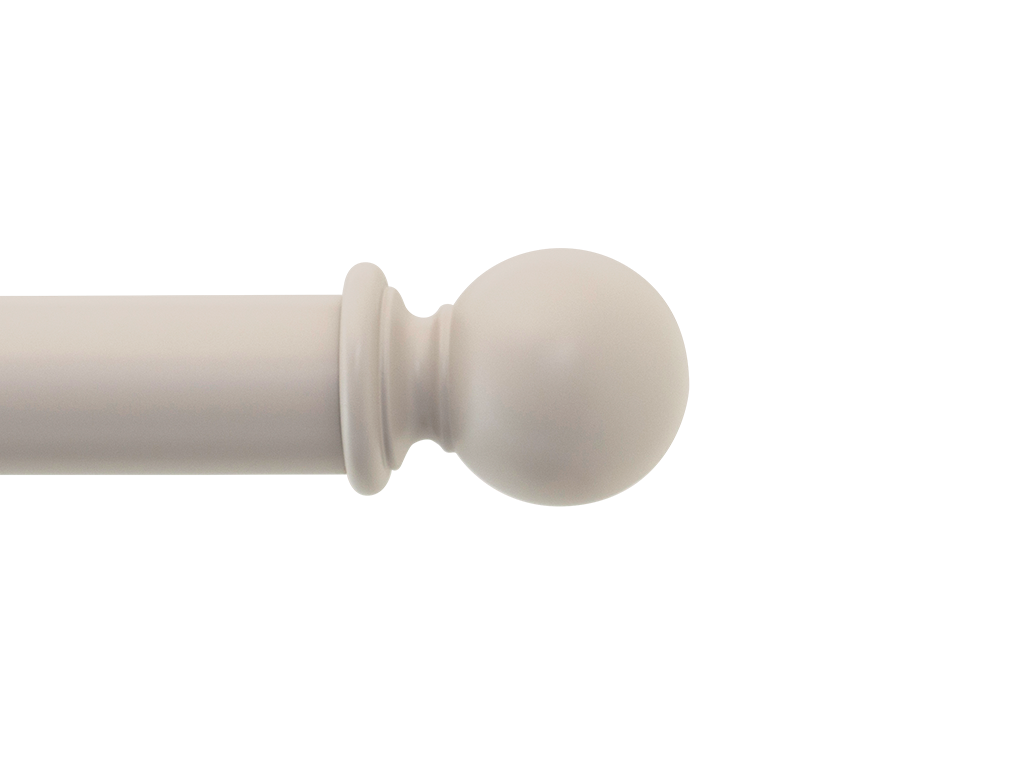 plain ball curtain pole finial