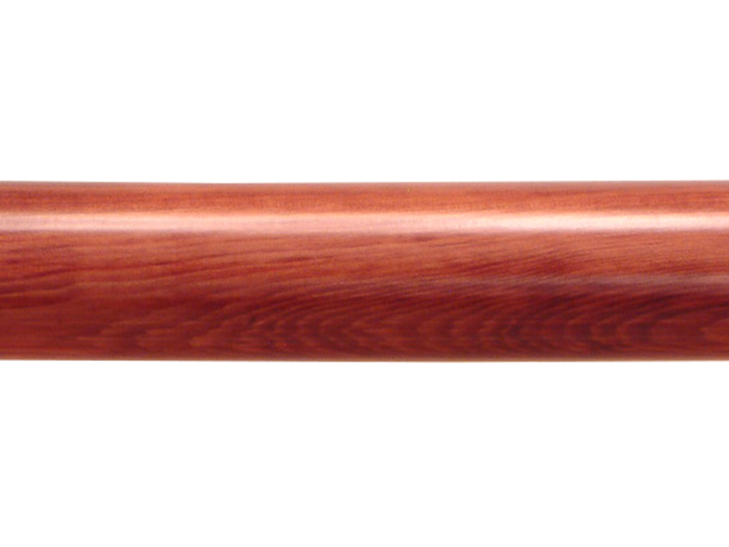 wooden curtain pole finish rosewood