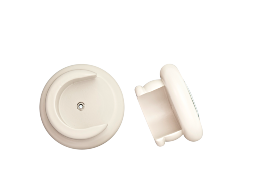 curtain pole round open recess socket
