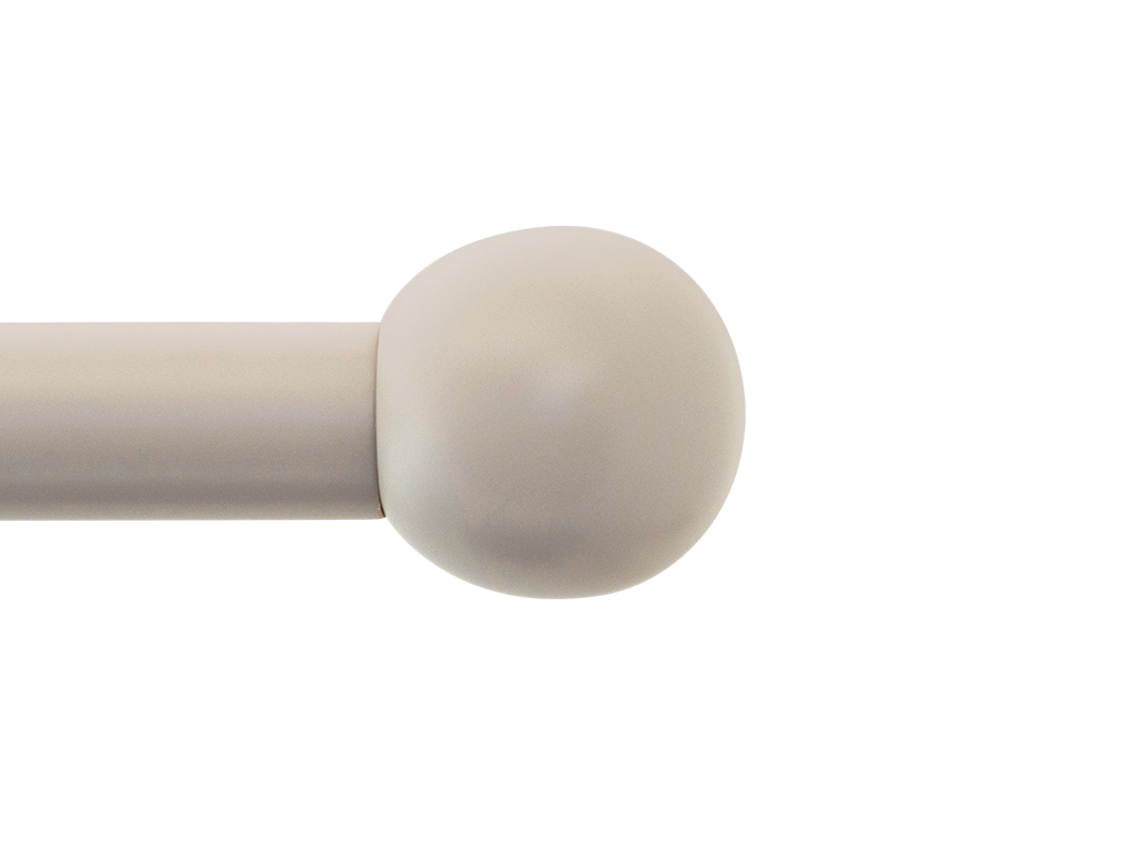 wooden curtain pole finial