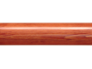wooden curtain pole finish yew
