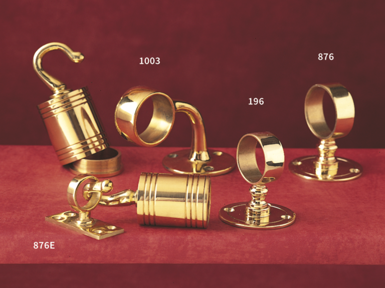 Brass Eye Plate Stair Rope Fittings Hunter & Hyland