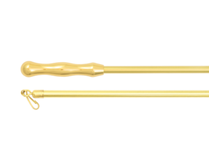 brass curtain draw rod