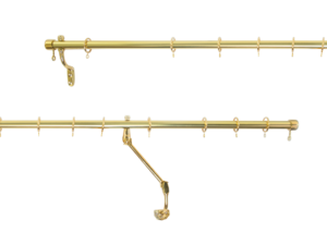 brass door rod