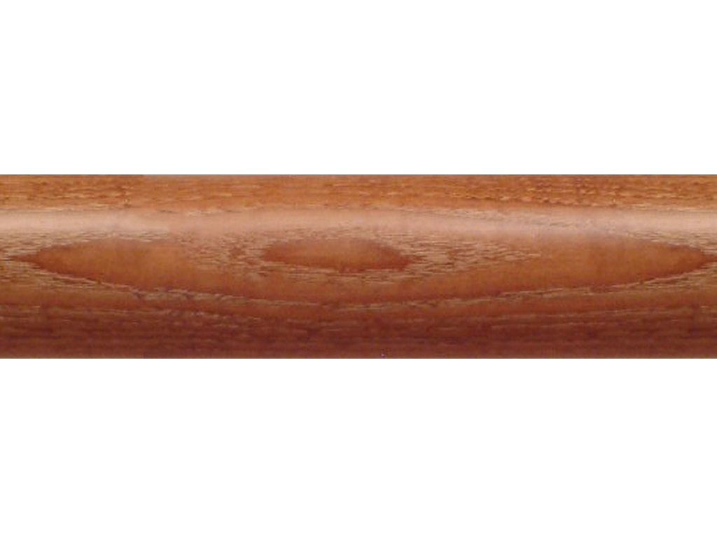 wooden curtain pole finish chalkwax country oak