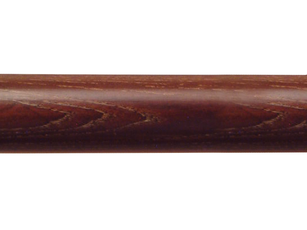 wooden curtain pole finish chalkwax dark oak