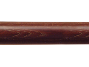 wooden curtain pole finish chalkwax dark oak