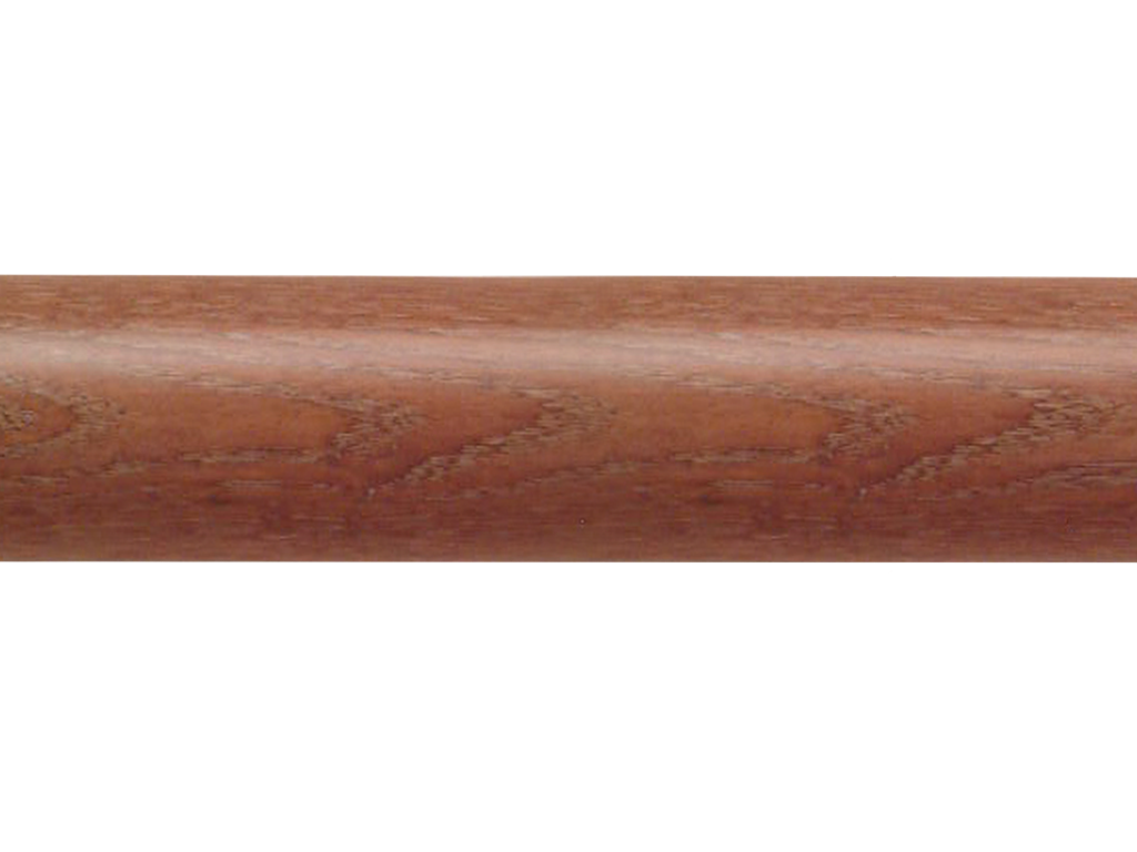 wooden curtain pole finish chalkwax light oak