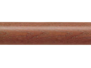 wooden curtain pole finish chalkwax light oak