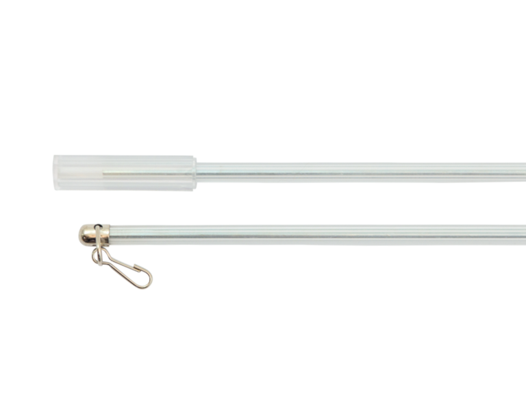 Clear Plastic Curtain Draw Rod Curtain Draw Rods by Hunter & Hyland