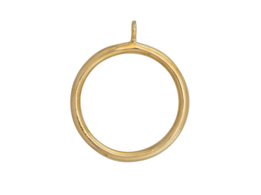 brass curtain pole rings