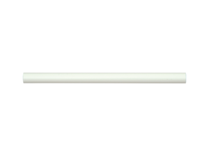white plastic covered steel tube