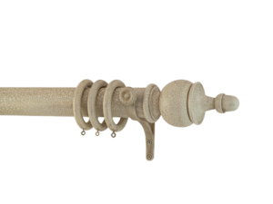 wood curtain pole - hunter & hyland