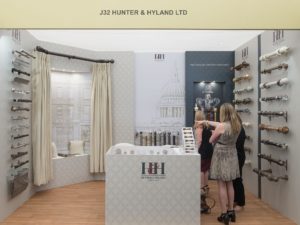 Hunter & Hyland curtain poles Decorex 2016