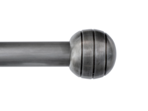 curtain pole bracket grooved sphere