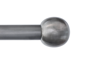 curtain pole finial plain sphere