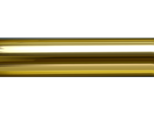 polished brass curtain pole finish