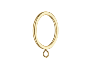 solid brass curtain ring without plastic insert