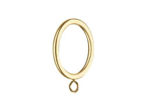 solid brass curtain ring without plastic insert